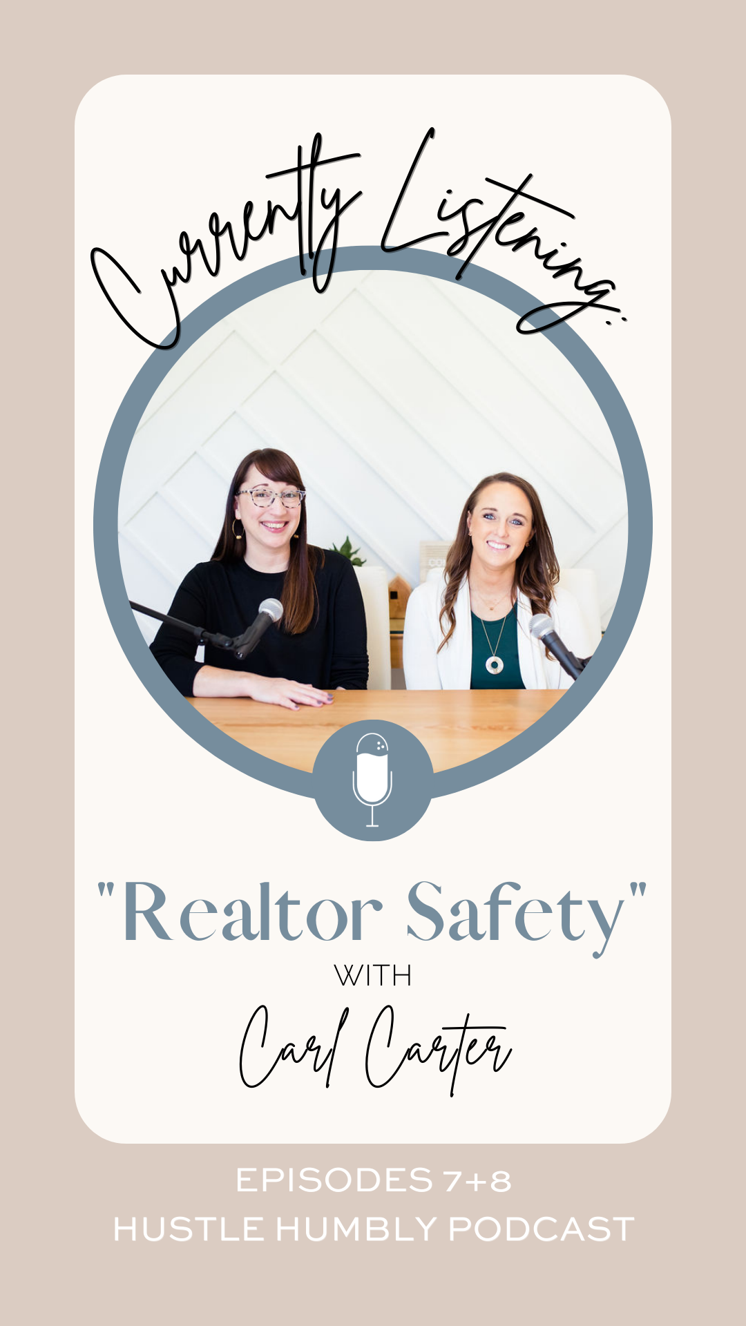 Carl Carter discussing realtor safety on Hustle Humbly Podcast 
