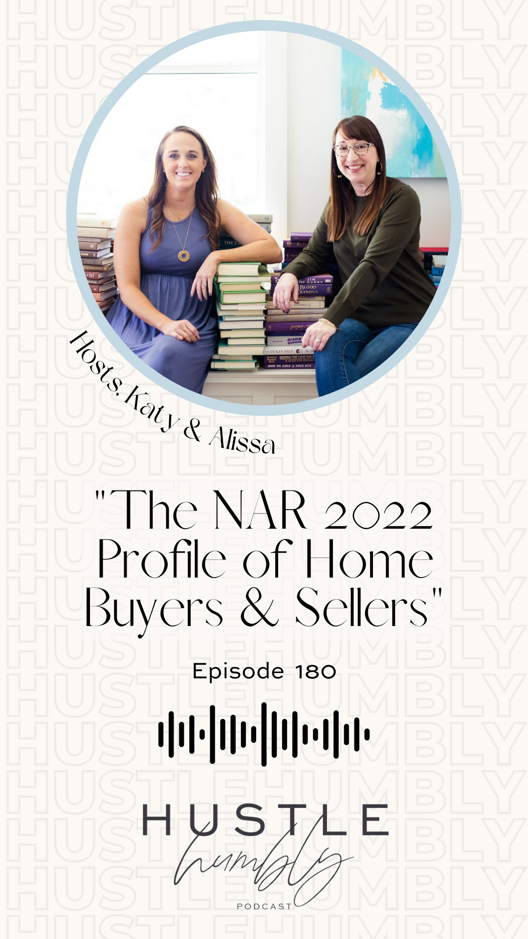 Two realtors discussing the 2022 NAR Profile of Home Buyers and Sellers.