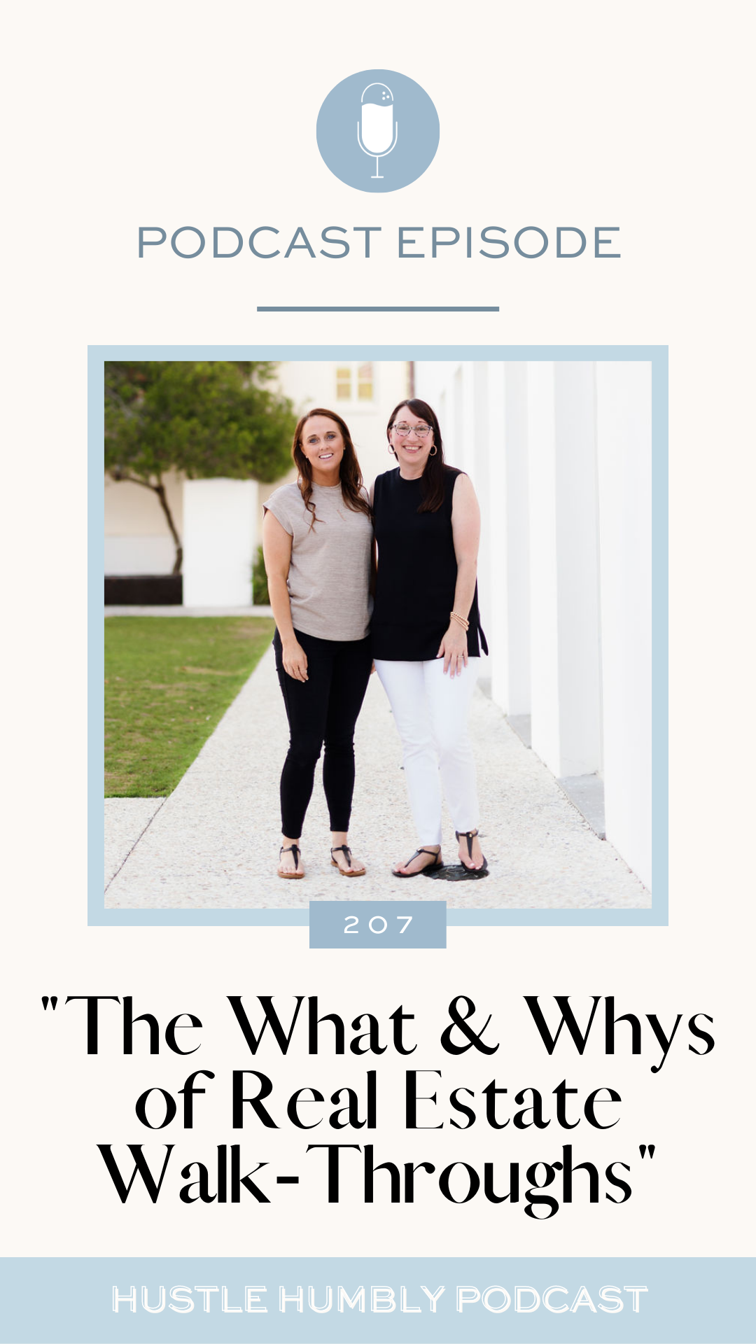 Realtor and seller preparing for a walk-through