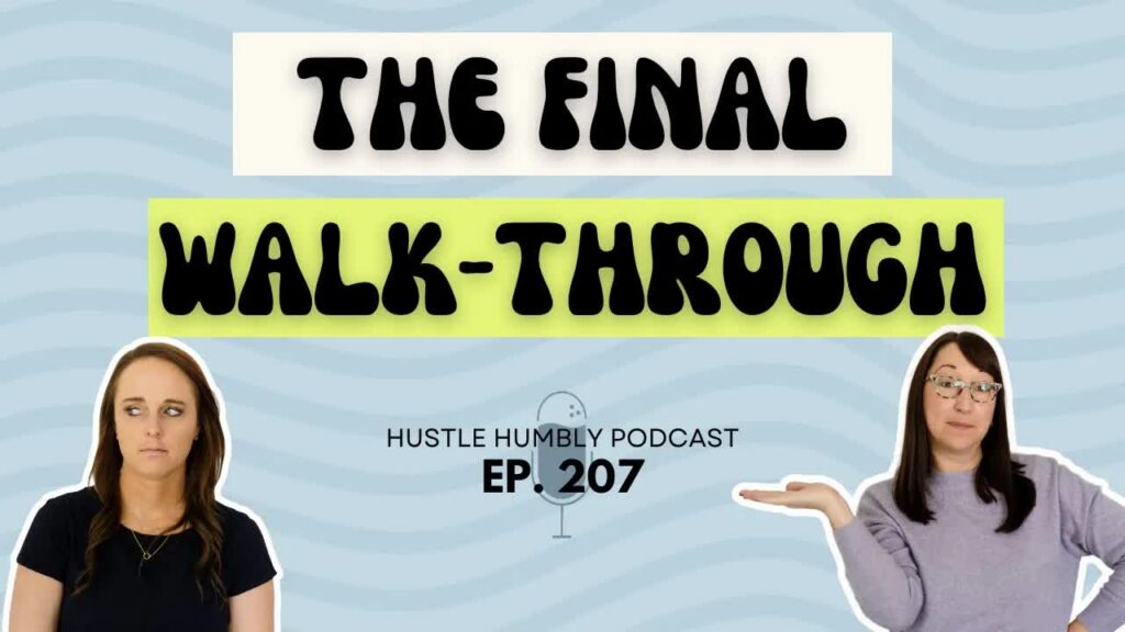 real estate walk through process