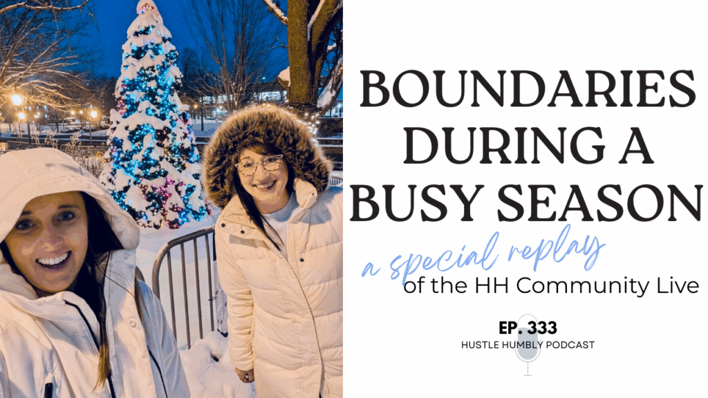 Balancing life and business
